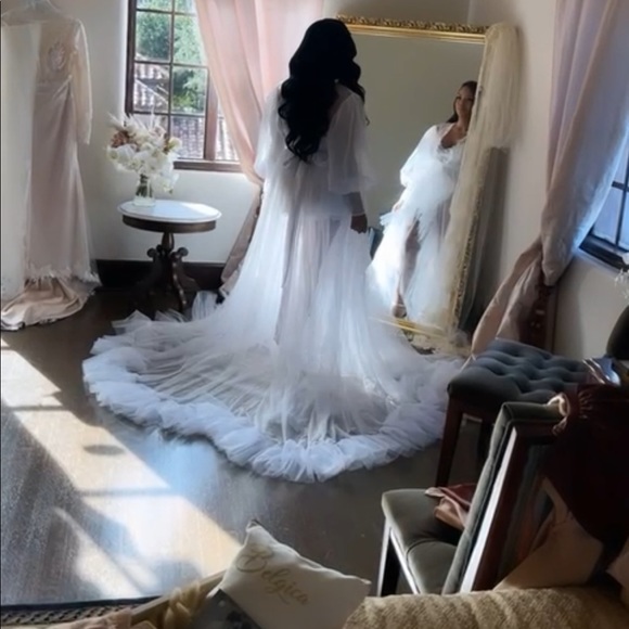 Custom Bridal Robe - Picture 3 of 5